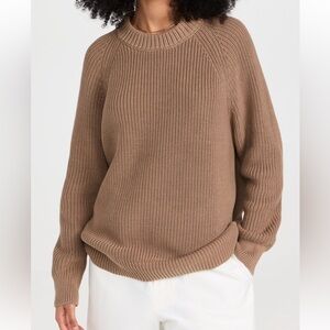 Jenni Kayne Tan Crew Neck Sweater